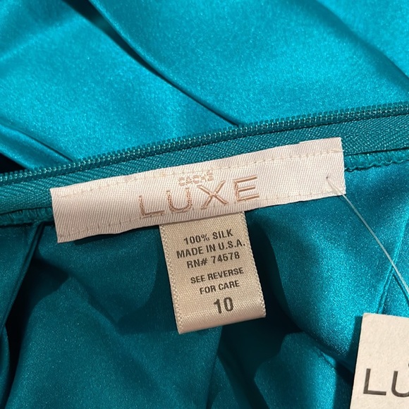 CACHE Teal Midi Dress Size 10 - Picture 14 of 14